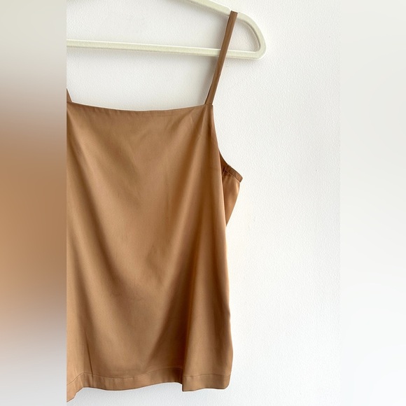 Soma Satin Tank Top, Beige/Tan, Size Medium - Picture 4 of 16